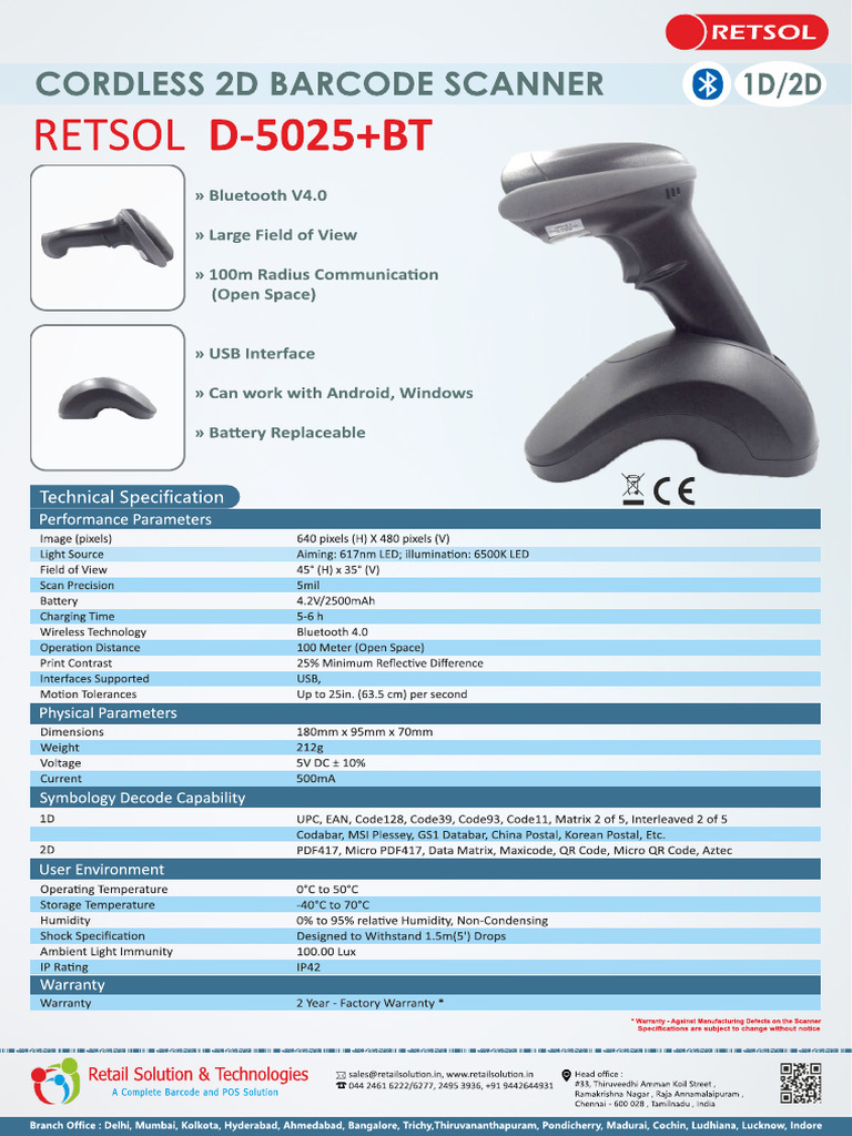Retsol D5025+BT | PDF