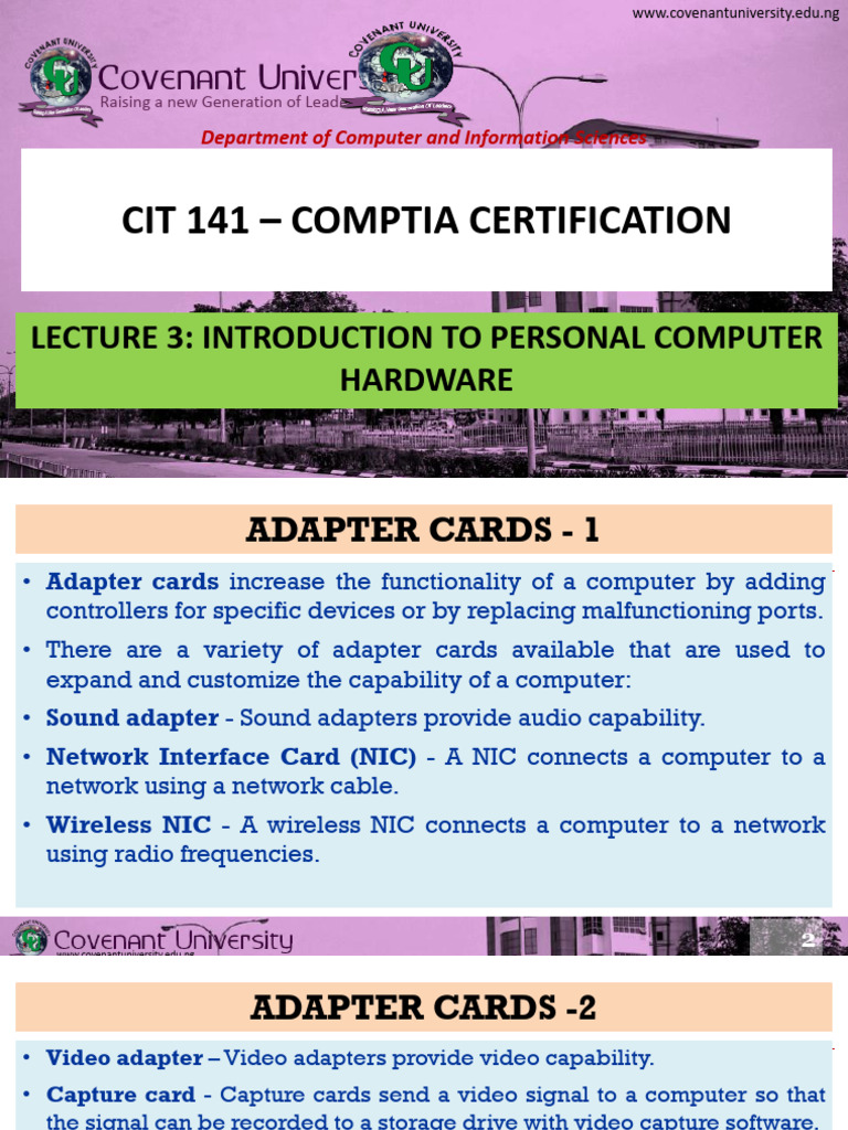 CIT141 Lecture Slides Module 3 | PDF