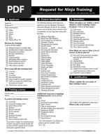 Download Ninja Training Request by Allen Varney SN7593696 doc pdf