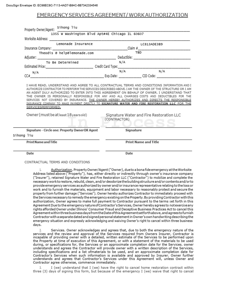 Please docusign sfwr emergency services ag pdf