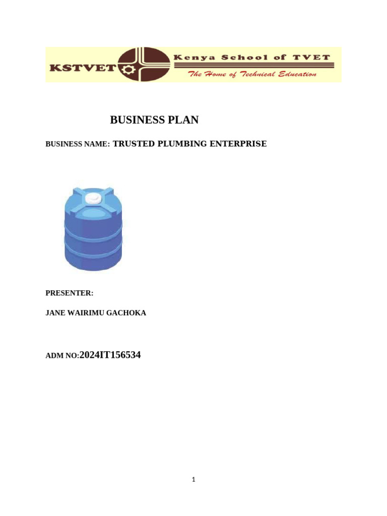 Sample Of School Business Plan Pdf