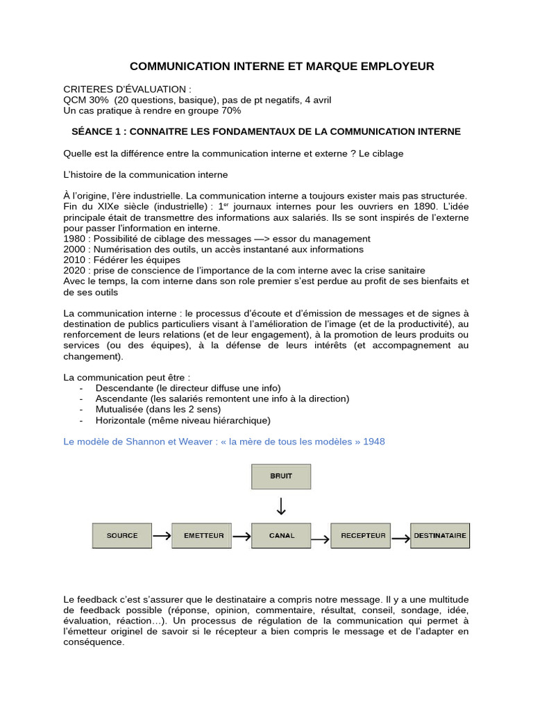Communication Interne et Marque Employeur | PDF | la communication | Marque