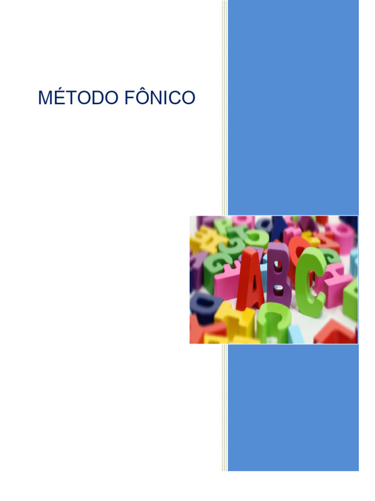 Alfabetização Pelo Método Fônico | PDF