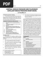 Download CENTRAL VENOUS PRESSURE AND PULMONARY CAPILLARY WEDGE PRESSURE MONITORING by Suresh Kumar SN75940567 doc pdf