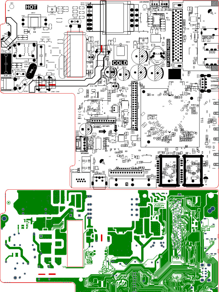 TP - SK516S.PB802 PCB Layouts | PDF