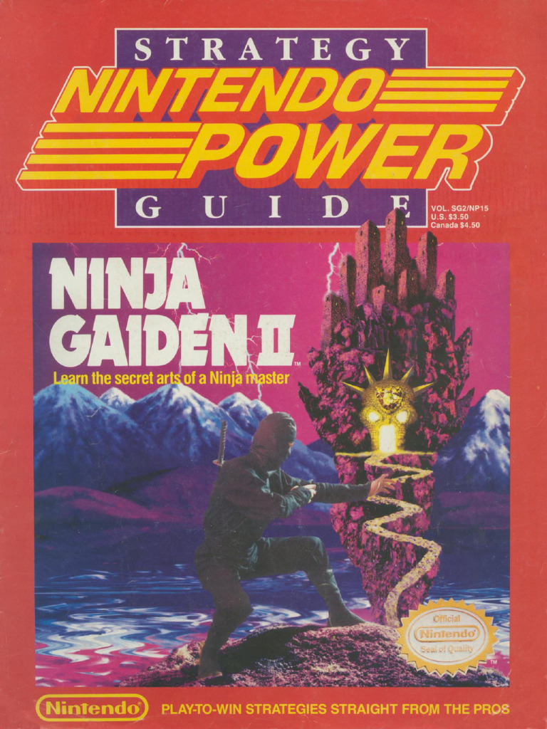 Nintendo Power Strategy Guide - Ninja Gaiden II (1990) | PDF