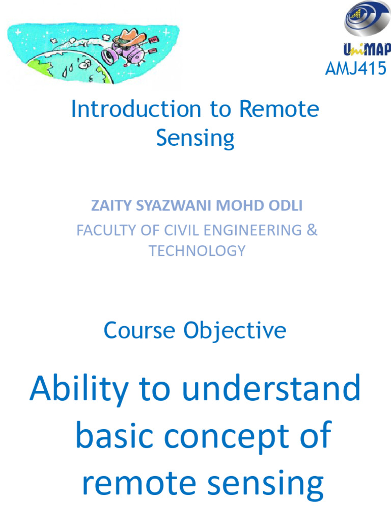 1.introduction To Remote Sensing | PDF
