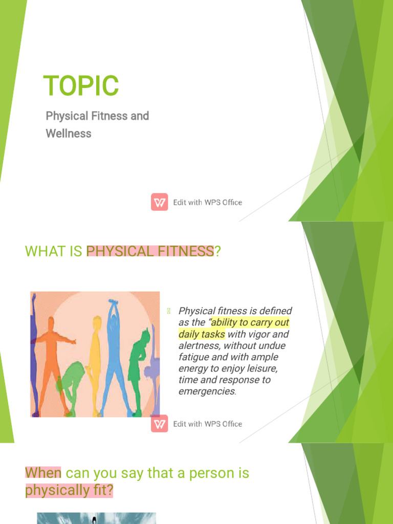 Pathfit For Physical Fitness and Wellness | PDF