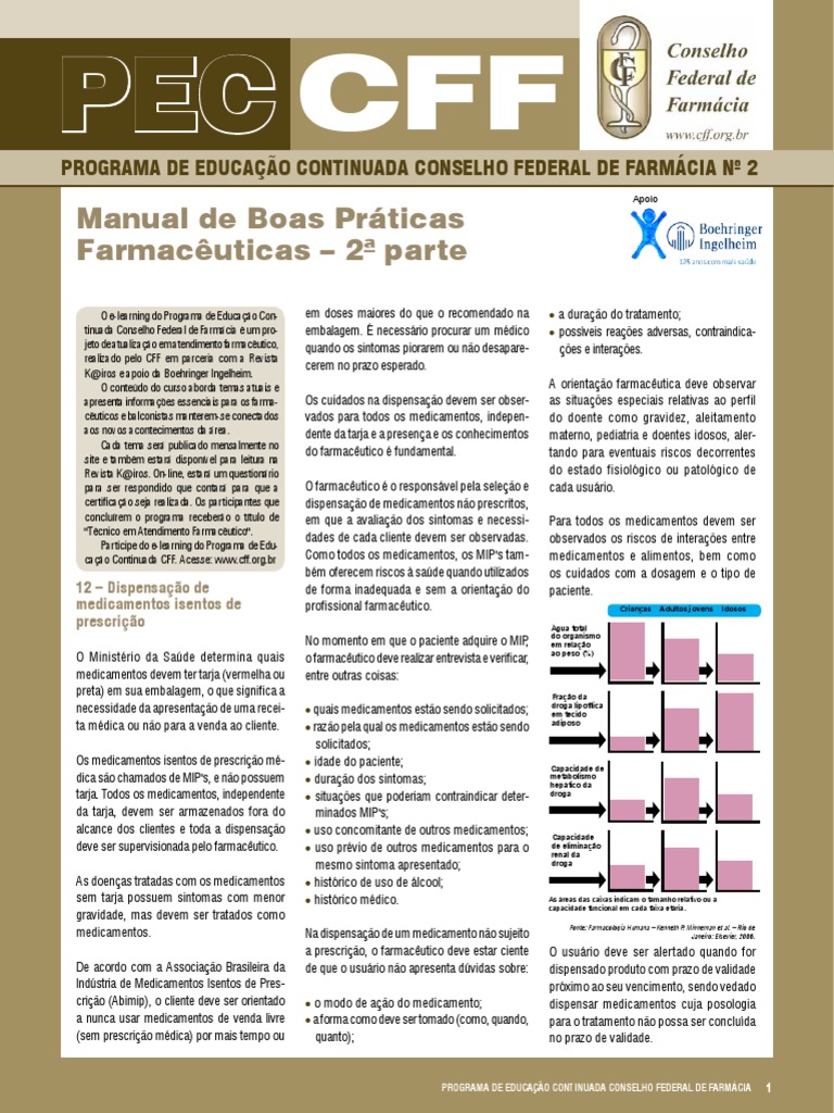 Manual CFF2 | PDF | Farmacêutico | Receita médica