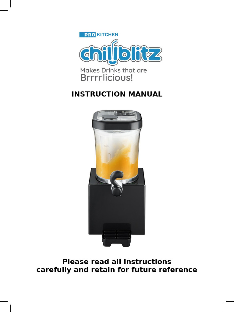 Slushie Maker Manual Revised 1 | PDF