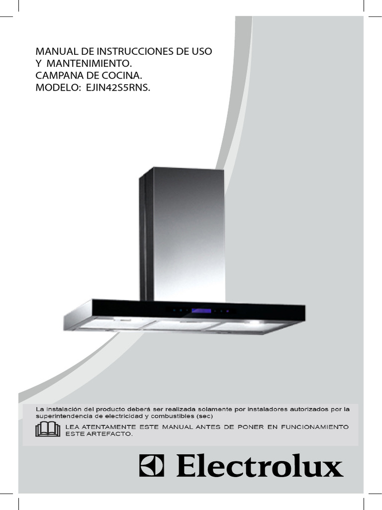 Manual de Uso CAMPANA COCINA | PDF