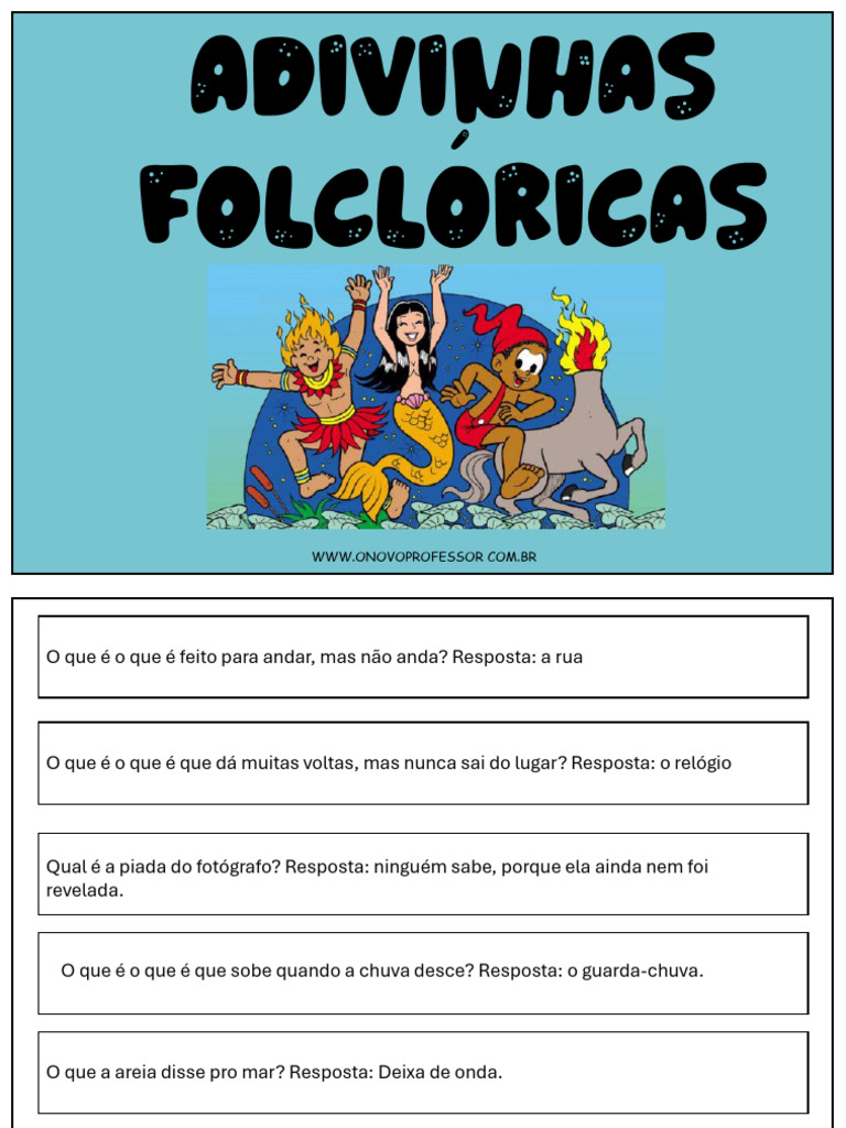 Adivinhas Folcloricas | PDF
