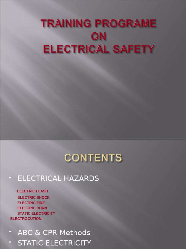 Electrical Hazards and Safety Protocols | PDF | Electricity | Insulator ...