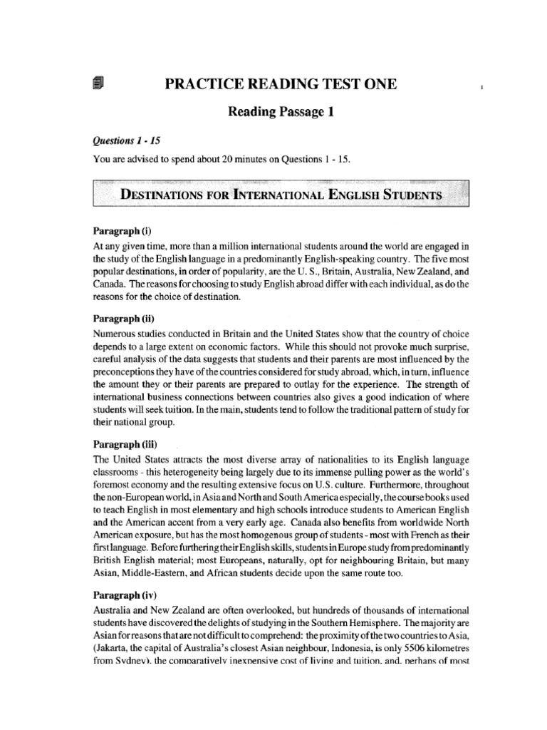 Practise Test | PDF