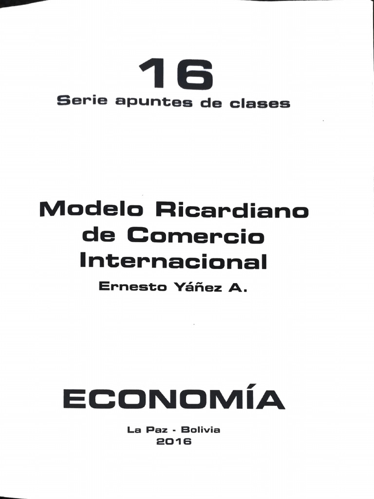 Modelo ricardiano pdf