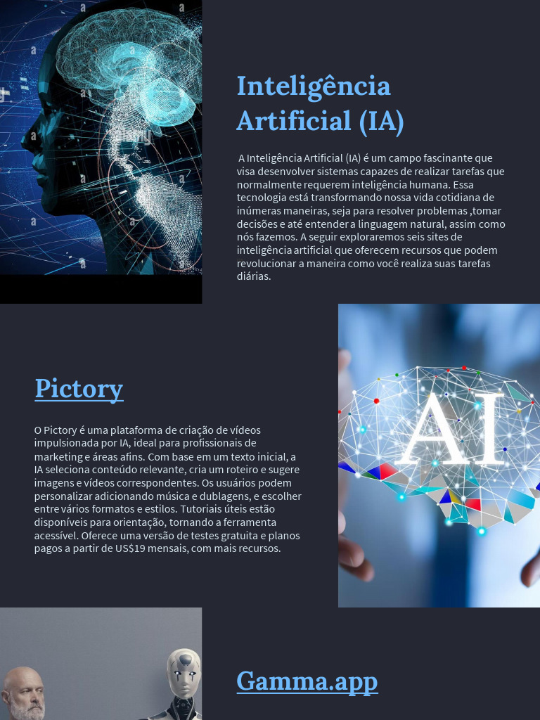 6 Ferramentas de Inteligência Artificial | PDF | Inteligência ...