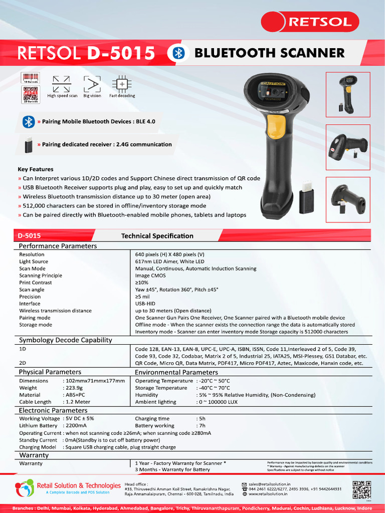 Retsol D-5015 | PDF
