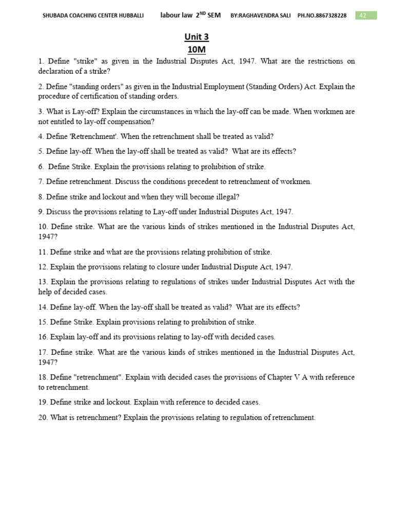 Labour 2 | PDF