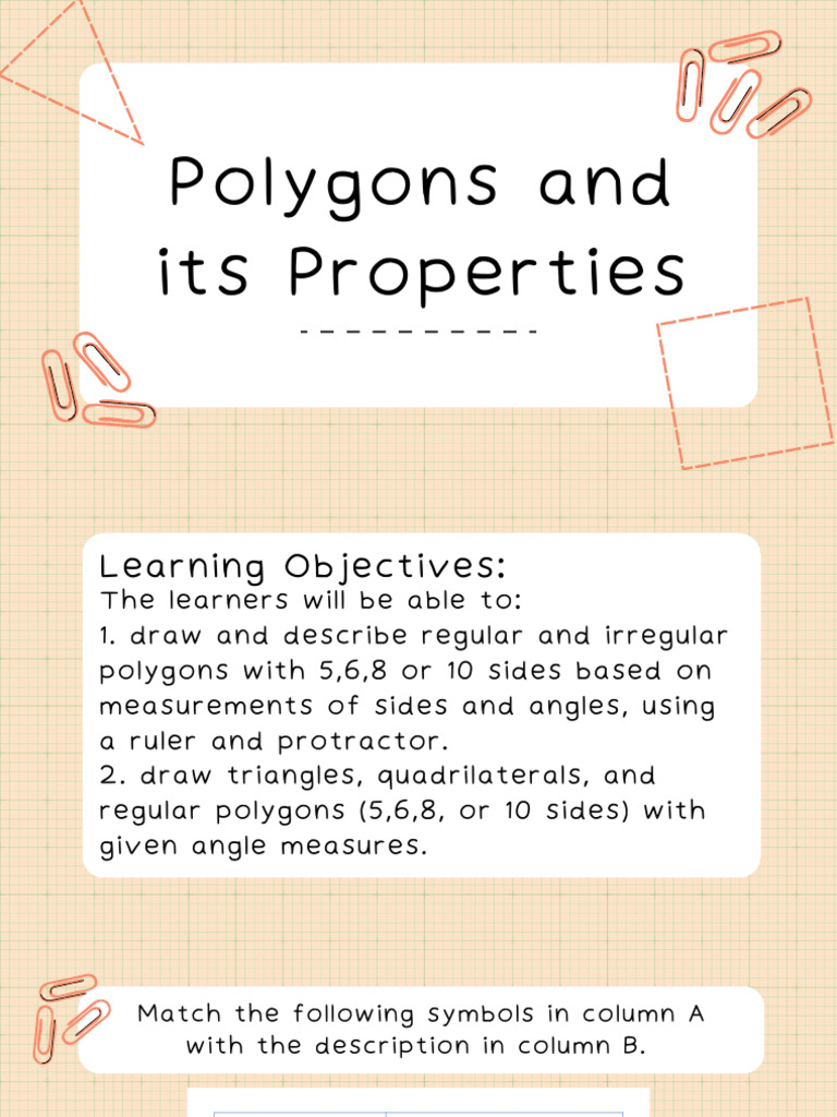 Polygons and Its Properties PPT - NMP 7 | PDF