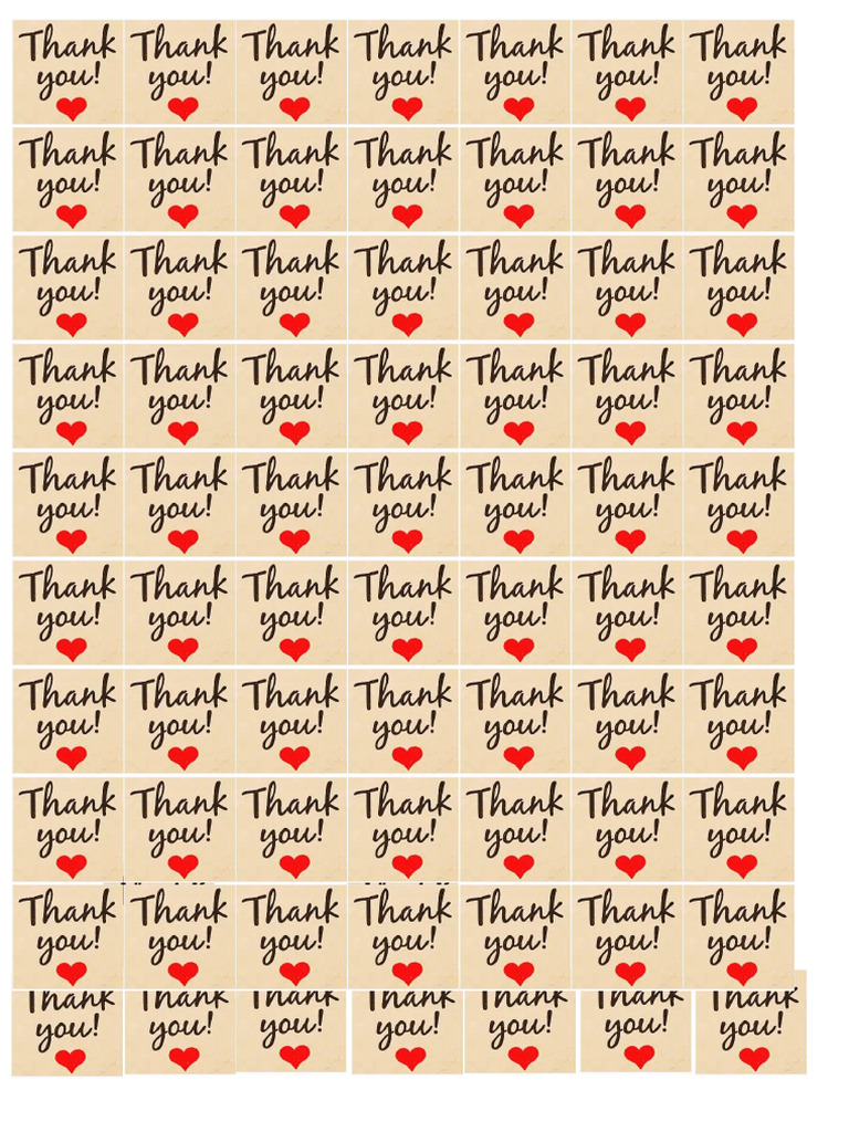 Print Stiker Thank You | PDF