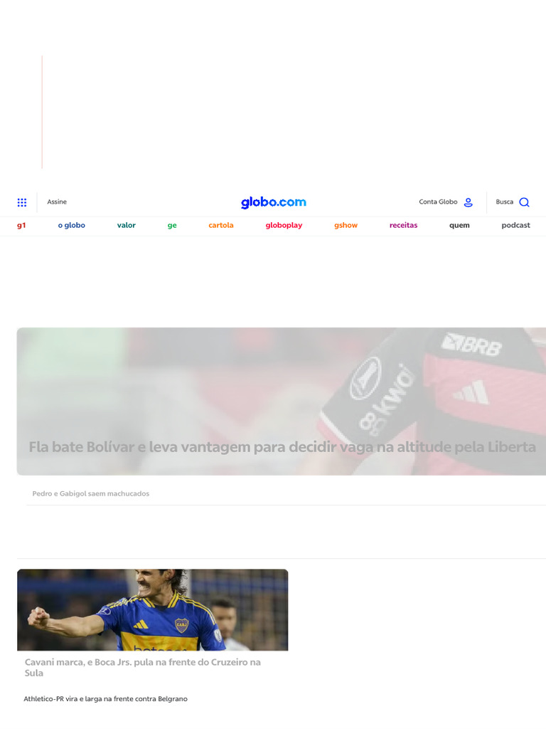 Globo.com - Absolutamente Tudo Sobre Notícias, Esportes e ...