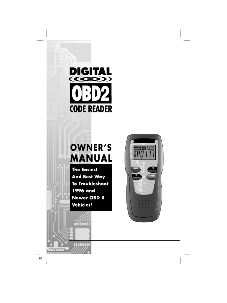 Innova 3100 OBDII Code Reader Manual | Throttle | Manual Transmission