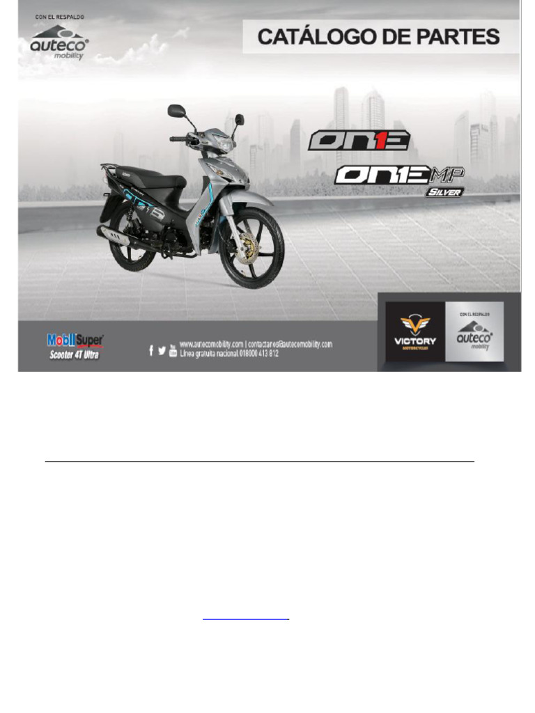 Catalogo de Partes One MP Abril 2024 | PDF