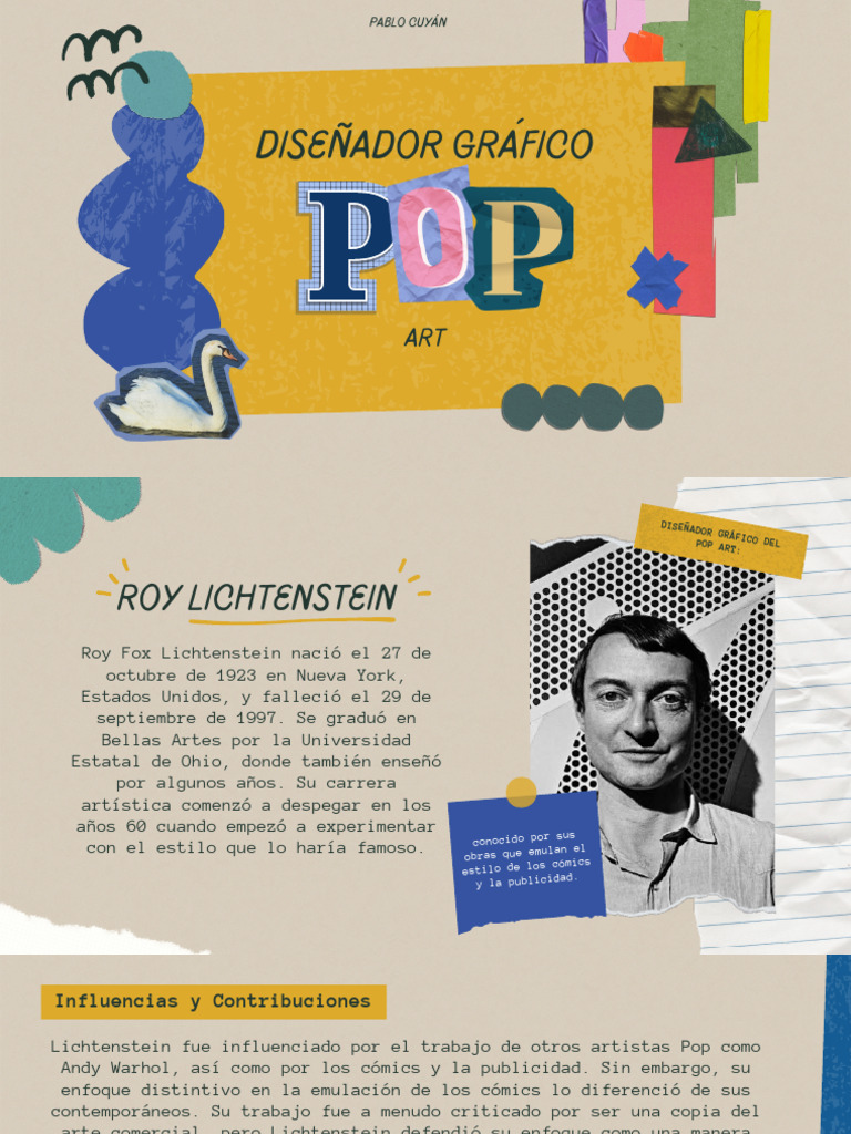 Diseñadores Gráficos Pop Art | PDF