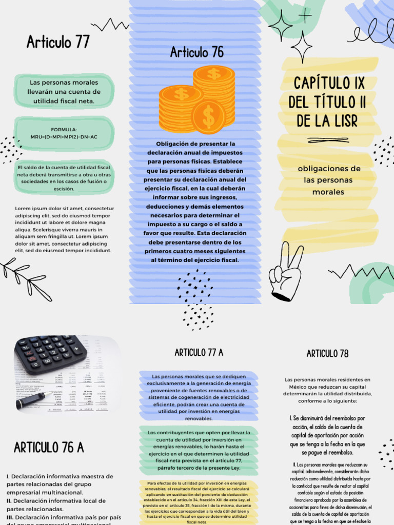 Obligaciones de Las Personas Morales | PDF | Contabilidad | Economias