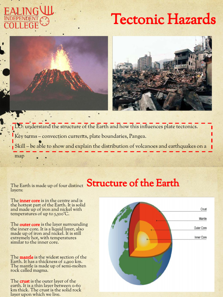 Tectonic Hazards Pptx Pdf