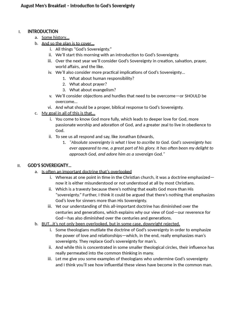 1 - Introduction To Sovereignty | PDF