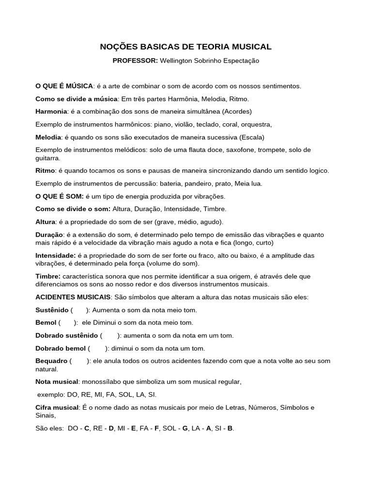 Teoria Musical Pdf
