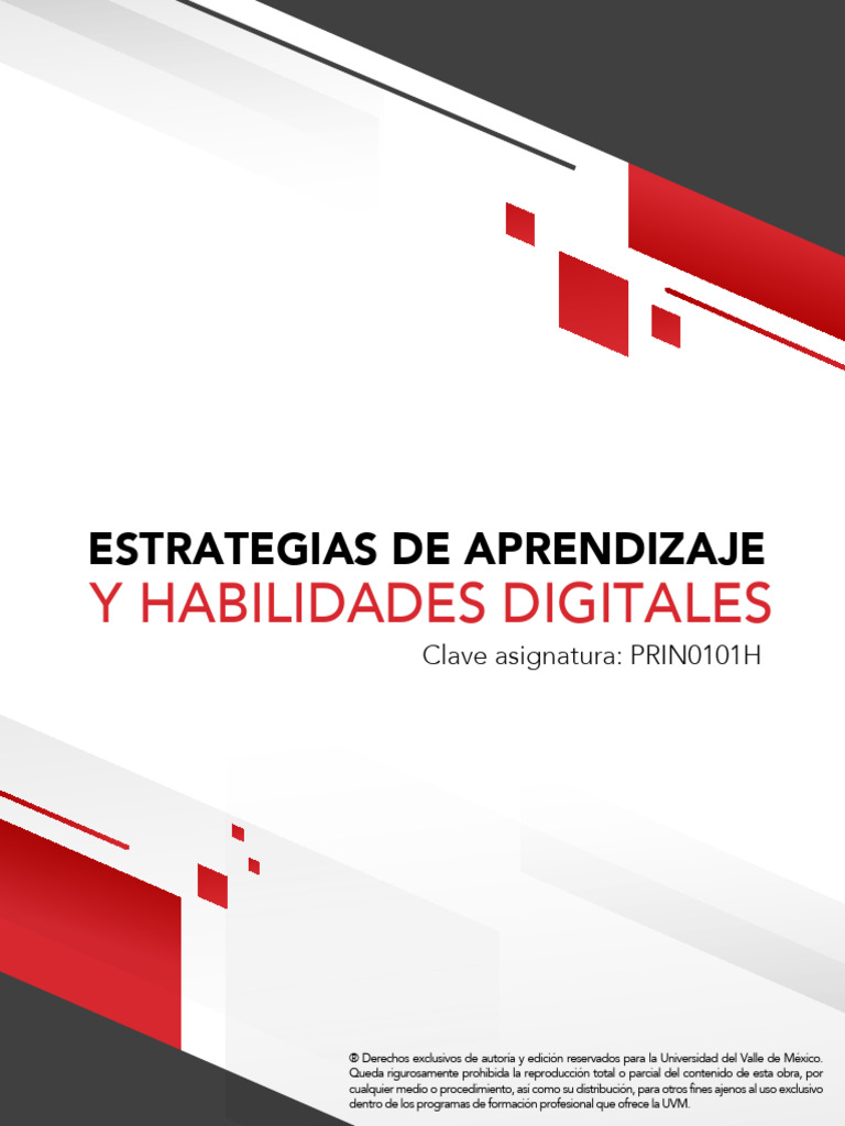 Estrategias de Aprendizaje Digital UVM | PDF | Aprendizaje | Evaluación