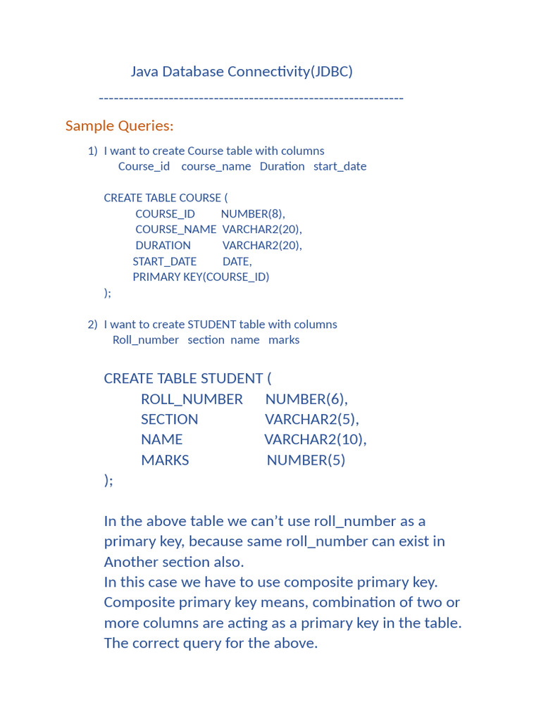Sample Queries | PDF