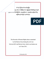 Documentation of Burmese Army Crimes Against Humanities in Kachin State.