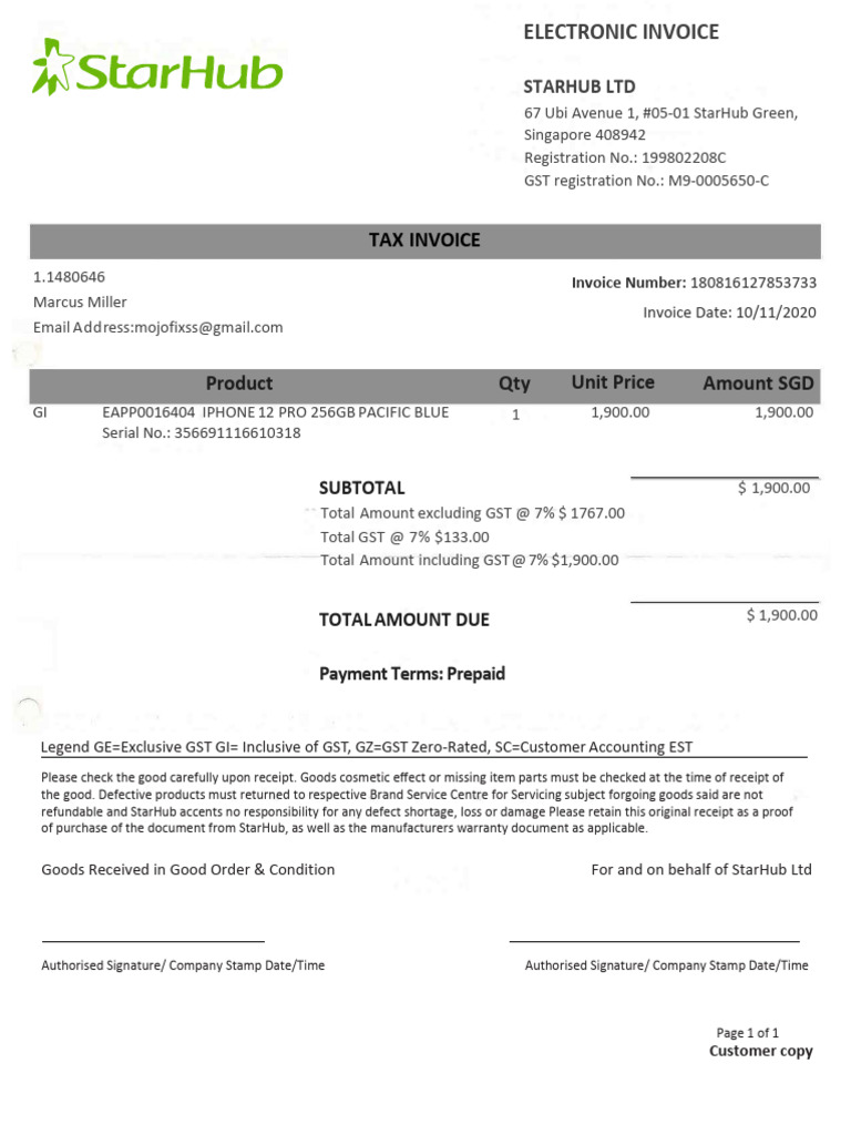 12 Pro Starthub Invoice | PDF | Receipt | Invoice