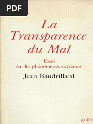 Jean Baudrillard - Le Miroir De La Production - Essai Philosophique 1973