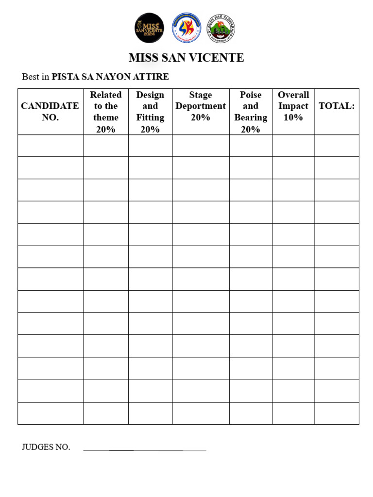 MS - SV Tabulation Sheet | PDF