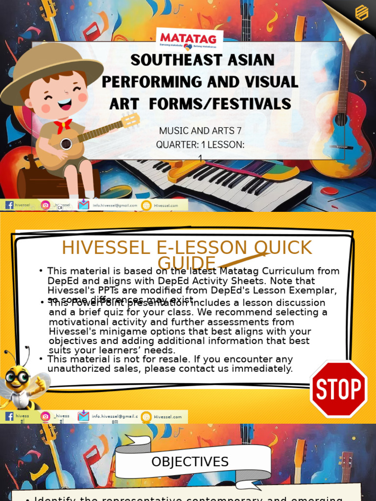 Music and Arts 7 Quarter 1 Lesson 1 M0ob9q | PDF