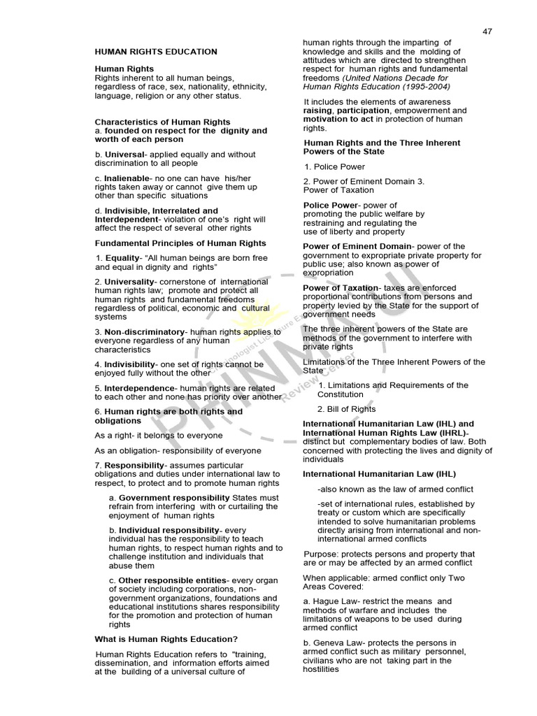 Human Rights | PDF