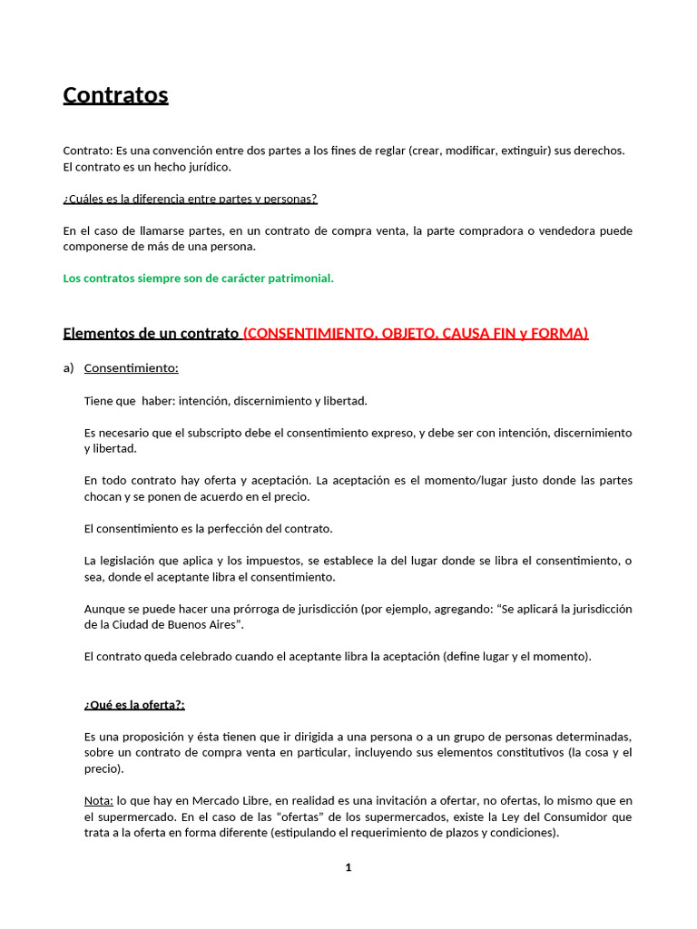 Contratos | PDF
