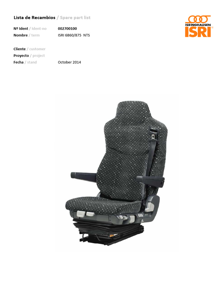 Manual ISRI 6860 NTS | PDF