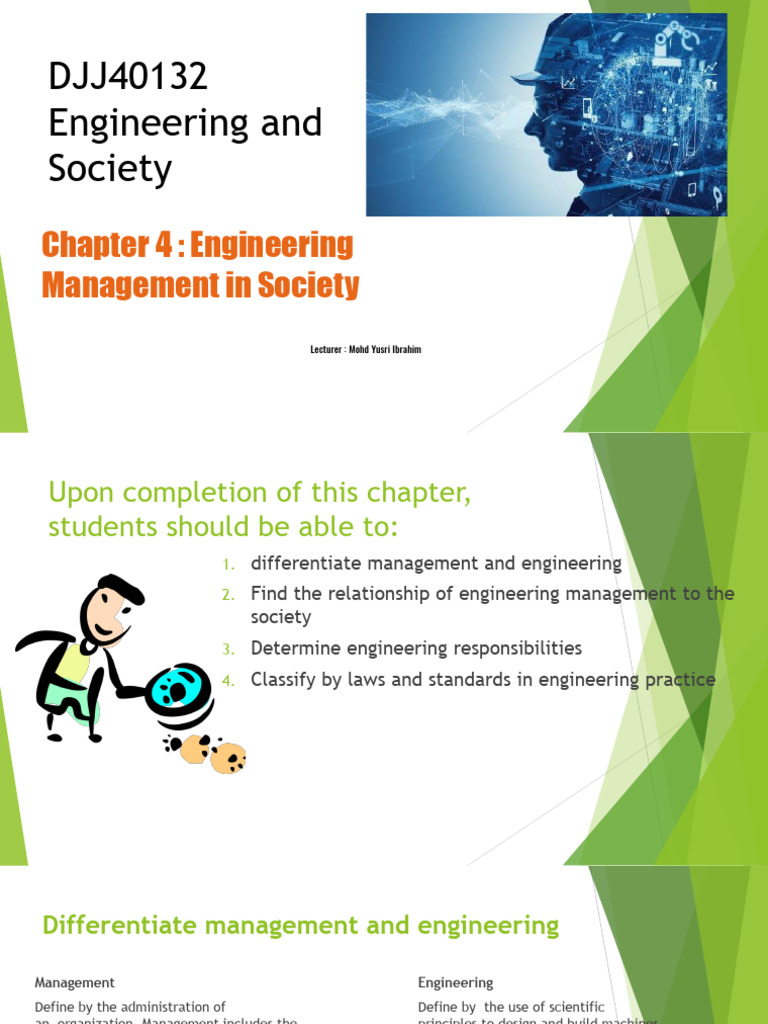 Engineering Management In Society Pdf Standardization Engineering