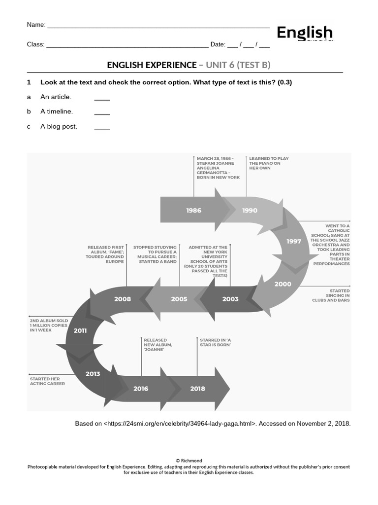 Tests Unit6 B Vol2b Ef2 Pdf