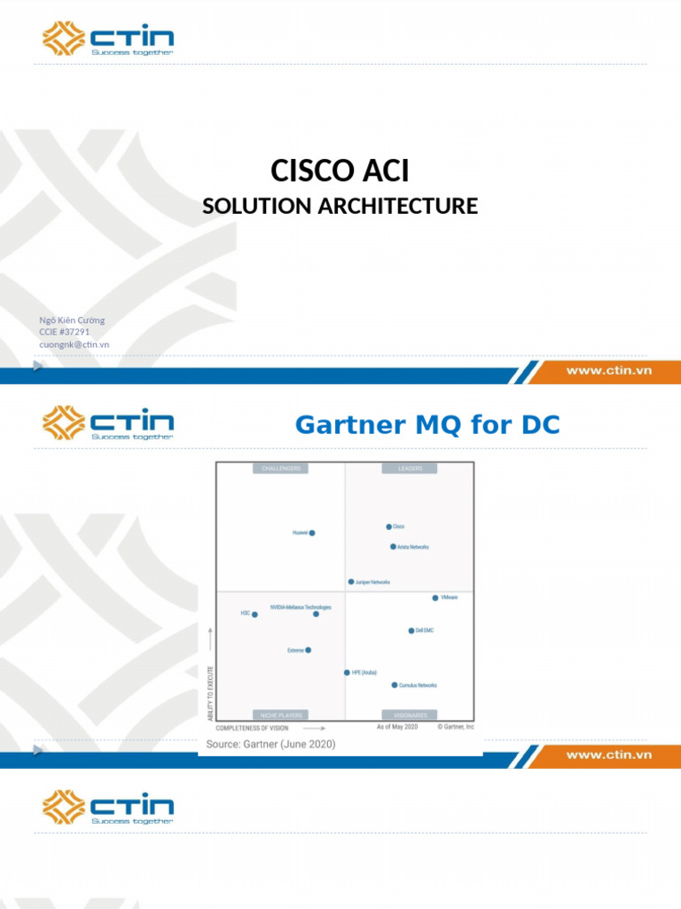 CuongNK - Cisco ACI Solution Architecture | PDF