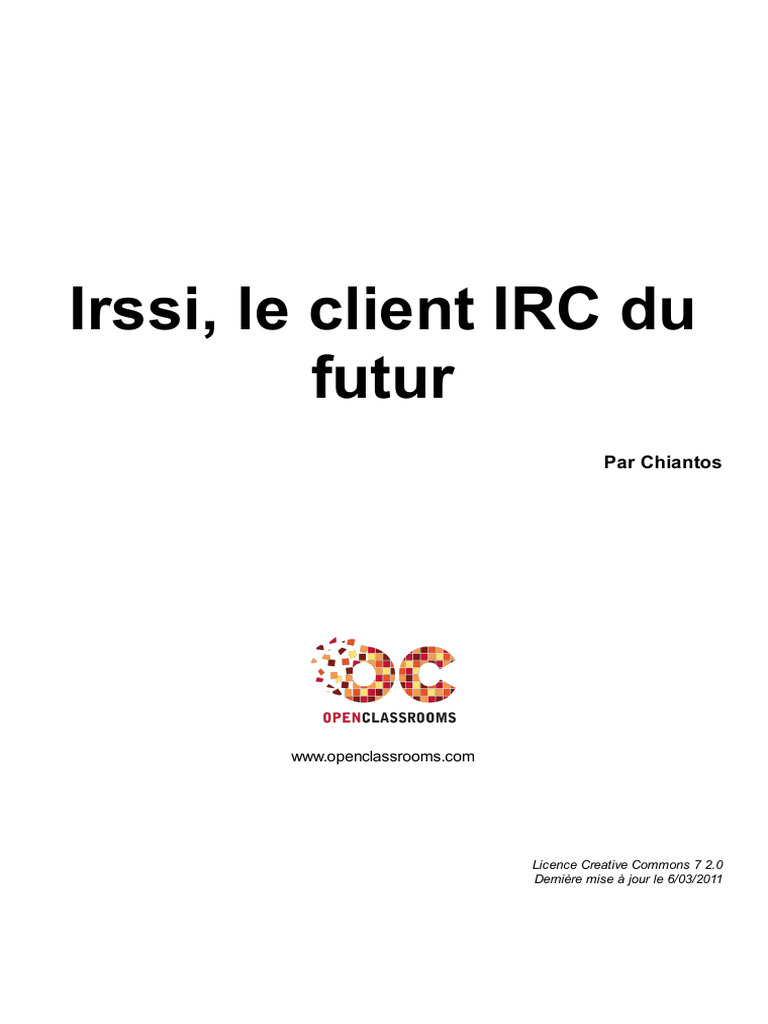 Irssi Le Client Irc Du Futur | PDF