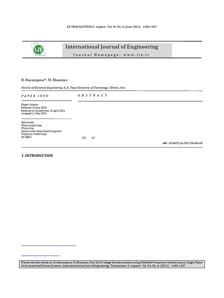 IJE Volume 34 Issue 6 Pages 1430-1437 | PDF
