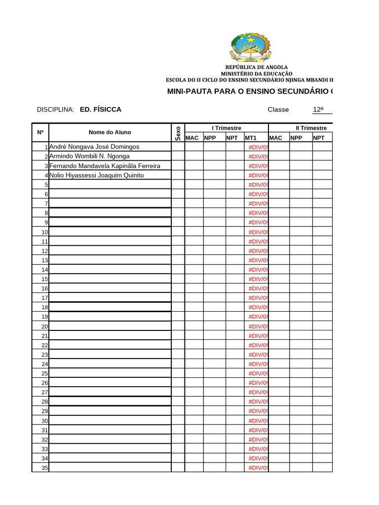 Mini Pauta Ed - Fisica 12 C.F.B - 2024 | PDF