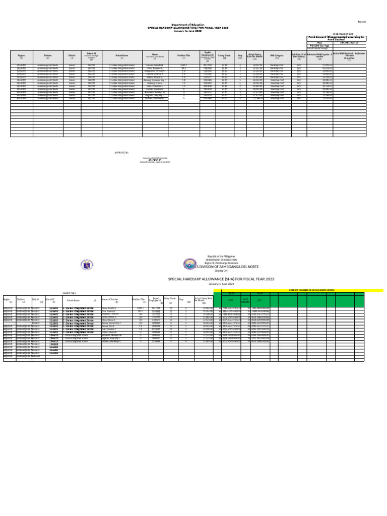 C.Callao SHA Template | PDF