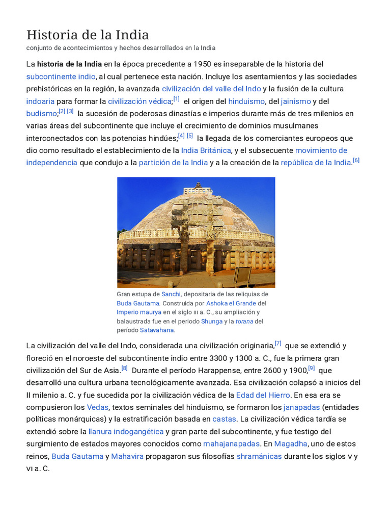 Historia de La India PDF